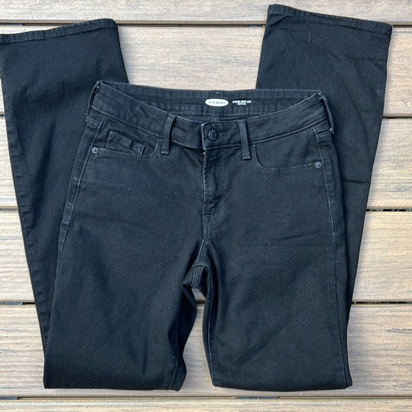 Old Navy Black Boot Cut Jeans EUC - Picture 2 of 7